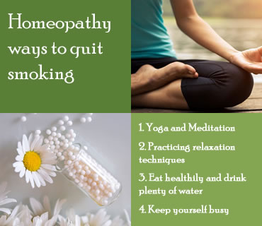 Homeopathy ways to quit smoking